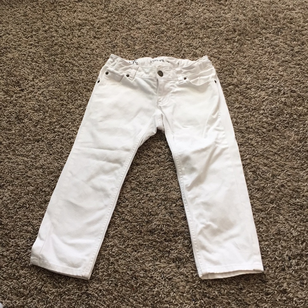 Girls cropped jeans